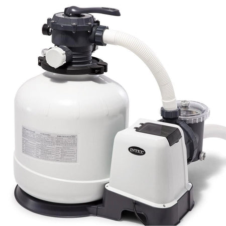 Intex 18ft x 9ft x 52" Ultra XTR Frame Rectangular Above Ground Swimming Pool with Sand Filter Pump and Accessories (26356) - NEW for 2019