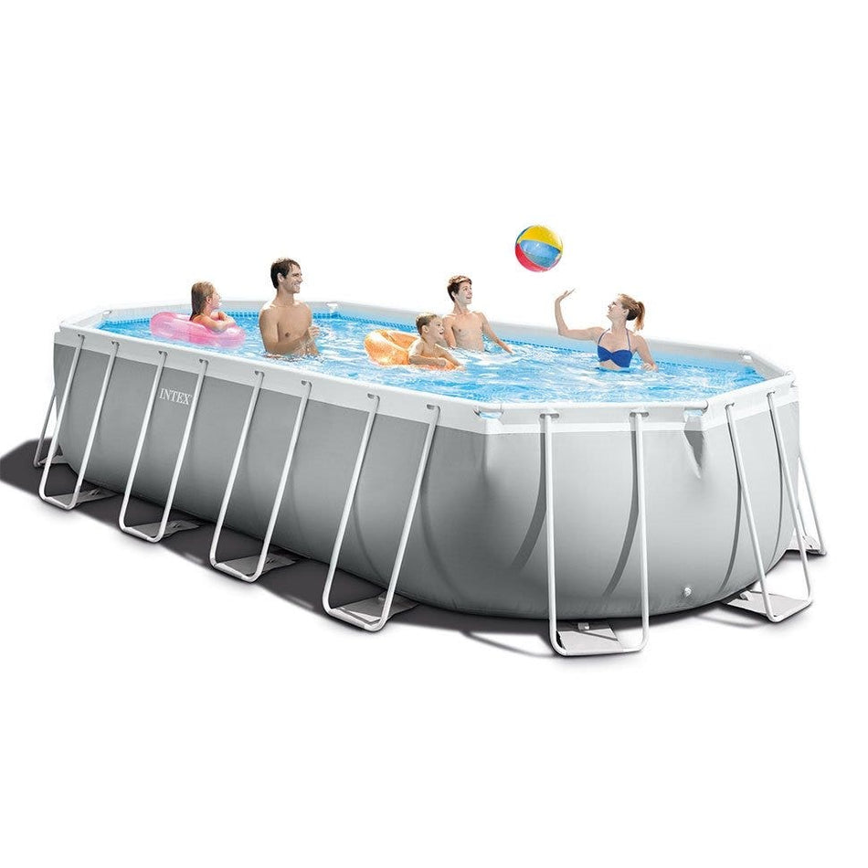Intex 20ft x 10ft x 48" Prism Frame™ Oval Above Ground Swimming Pool