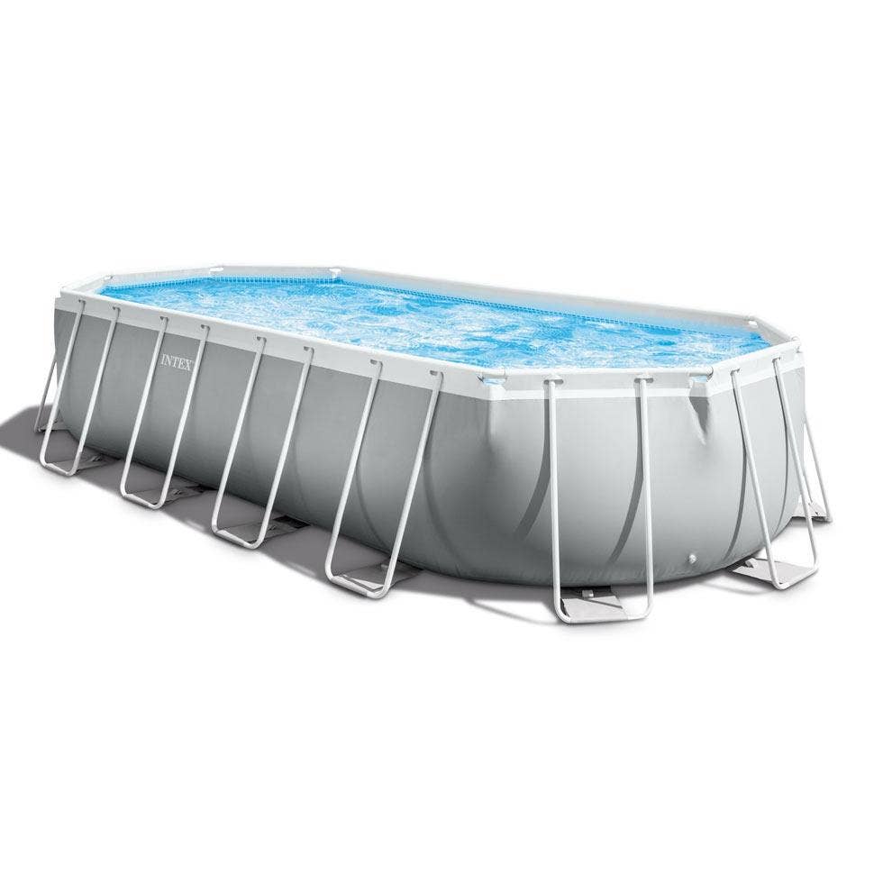 Intex 20ft x 10ft x 48" Prism Frame™ Oval Above Ground Swimming Pool