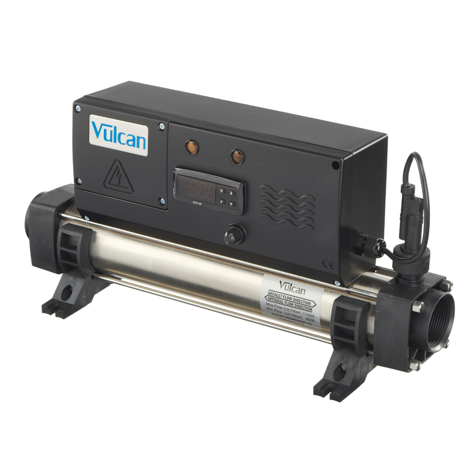Elecro Vulcan Digital Swimming Pool Heater Size 9-kW - Single or 3 Phase