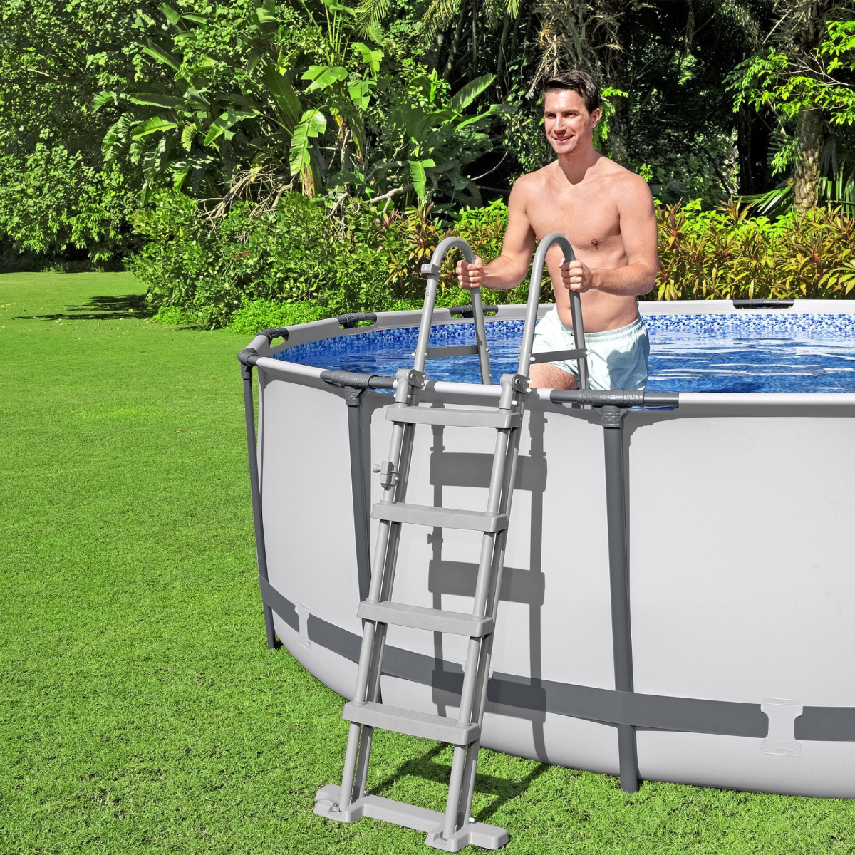 Bestway 15ft x 48" Steel Pro MAX Round Above Ground Swimming Pool