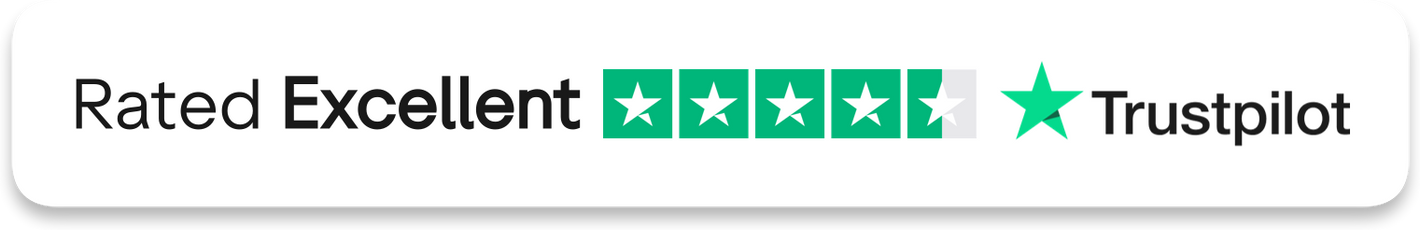 Rated Excellent on Trustpilot